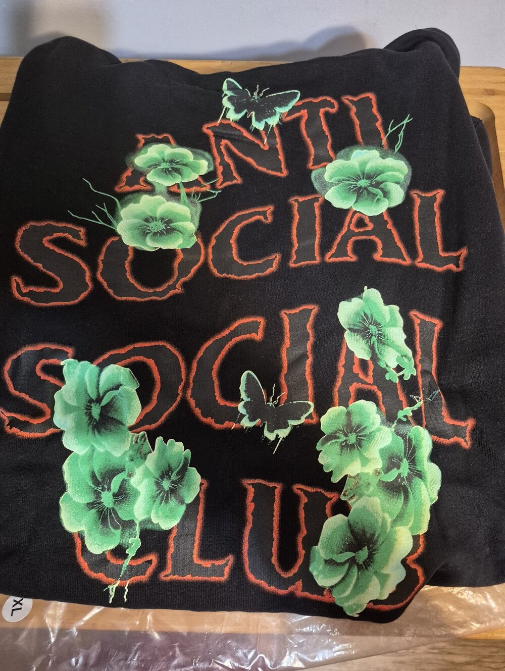 NWT Anti Social Social Club Black Hoodie (Mutant)SIZE XL